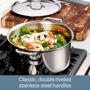 All-Clad D3 10-Piece Stainless Steel Cookware Set