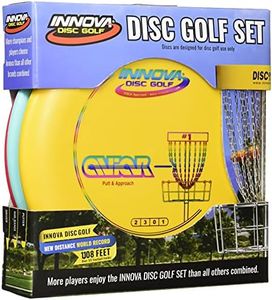 Innova Disc Golf Set – Driver, Mid-Range & Putter, Comfortable DX Plastic, Colors May Vary (3 Pack)