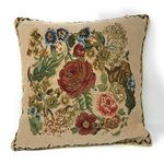 Tache 1 Piece 18 X 18 Inch Colorful Floral Country Rustic Morning Meadow Decorative Cushion Throw Accent Pillow Cover - 3098