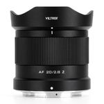 VILTROX 20mm F2.8 Z for Nion z Mount, 20mm f/2.8 Z-Mount Full Frame AF Lens for Nikon z Mount, Prime Wide Angle Lens for Nikon Z Mount Z8 Z9 Z6 Z7 Z6 II Z7 II Z5 Z5 II