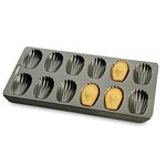 Chicago Metallic Professional Non-Stick 12-Hole Madeleine Tin, 40 x 19 cm (15.5" x 7.5")