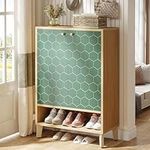 Tribesigns Wood Shoe Cabinet with S