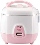 CUCKOO 6-Cup Electric Heating Rice Cooker & Warmer with Handle, Automatic Keep Warm, Non-Stick Inner Pot (CR-0632) Pink