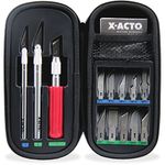 X-ACTO Basic Hobby Knife Set with 3 Handles and 13 Blades, Includes Zipper Case (x5285)