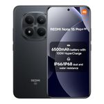 XIAOMI Redmi Note 15 Pro+ 5G, Smartphone 8+256 GB, Massive 6500mAh Battery, IP66/IP68, New 200MP Camera, 6.83" AMOLED Display, Black, Warranty 2 years, Charger Not Included