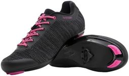 Tommaso Pista Aria SPD Spin Shoes for Women Indoor Cycling, Ready-to-Ride Cycling Shoes for Women with Pre-Installed SPD Cleats, Works with Most Spin Class & Indoor Bikes—Pink—Size 9US—40EU