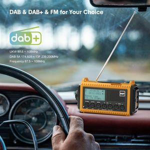 Dab Solar Hand Crank Radio – 5000mAh Emergency Portable Power