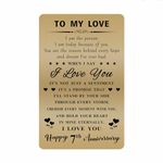 Happy 7th Anniversary Card - 7 Year Anniversary Card for Husband Wife - 7th Wedding Anniversary Card Gifts for Him Her Men Women