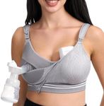 Momcozy Seamless Pumping Bra Hands 