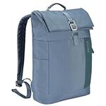 STOVER Slim City Pack Backpack for Women and Men, Lightweight, Expandable Roll Top Casual Daypack for Up to 17 inch Laptop (Blue)