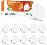 ALUSSO 10 Pack LED Recessed Ceiling