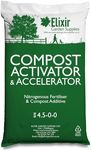 Elixir Gardens Compost Activator 4.5-0-0, Accelerator/Compost Maker - 25Kg | Treats over 180sqm