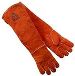 Steiner 21923 Welding Gloves, Y-Series 23-Inch Length Shoulder Split Cowhide, Foam Lined, Large (Brown)