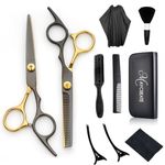 MAYCREATE® Hair Cutting Scissors for Men Stainless Steel Professional Salon Barber Hair Dressing Scissors Barber Kit Scissors for Hair cutting Kit Haircut Dressers Scissor