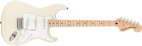 Squier by Fender Affinity Series Stratocaster, Maple fingerboard, Olympic White