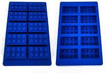 Building Blocks Silicone Chocolate Mould, Ice Cube Trays, Candy Mould for Cake Cupcake Decorations, Non-Stick Blocks Fondant Icing Molds Mould by Onlineforu lTD