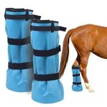 COMFPET Hoof Soaking Boot for Hoof Problems, White Line Disease, Thrush, Abscess Horse Soaker Bag, Hooves Care Treatment, 2 Piece