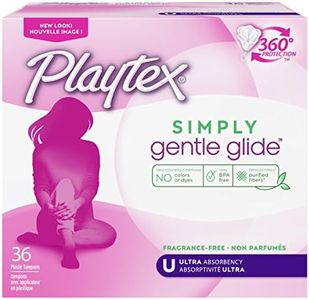 Playtex Gentle Glide Tampons with Triple Layer Protection, Ultra , Unscented - 36 Count