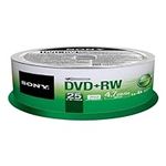 Sony 25DPW47SP DVD+RW 4X 4.7GB Spin