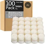 Homelights Tea Lights Candles, Giant 100,200,300 Bulk Packs