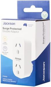 Jackson Surge Protected Double Adaptor