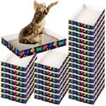 30 Pack Disposable Cat Litter Box, 
