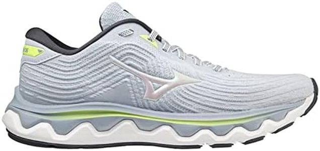 Mizuno Damen Welle Horizon 6 (W) Laufschuhe, Weiß meliert/Neolime, 37 EU