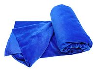 PRANSUNITA Polyester Felt Cloth/Fleece Fabric (Size: 32 x 36 inch, Royal Blue)