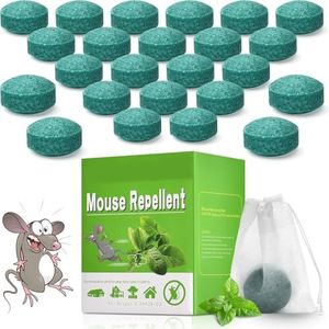 hmaimas Gospire Rat Repellent For Car & Home Repel Mice & Rats Protect Wires in Car, No Kill Only Repels Home Indoor Outdoor, Garden Patio Garage Rat Controller Pills (Pack of 1, 10 Tablets)
