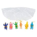 Fun Express - Mini Vinyl Paratroopers (6dz) - Toys - Character Toys - Wind Ups & Paratroopers - 72 Pieces