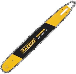 20 Inch Chainsaw Bar and Carbide Chain Combo, .325" Pitch, 063" Gauge, 81 Drive Links Fits Stihl MS290 MS271 MS291 MS261 MS270 MS280 024 026 028 029 030 036 039 Replacement L81 22LPX081G, 26RM3 81