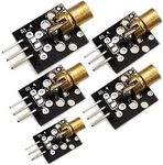 KIRO&SEEU 5pcs KY-008 Laser Transmitter 5V Laser Dot Diode Sensor Module Board for Arduino