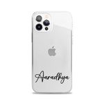 MITZVAH Silicone Personalised Case For iPhone 15 14 13 12 11 Pro Max Mini Xr Xs X 10 8 Plus 7 6S 6 Se Custom Name Transparent Clear Cover For Girls Boys (Pattern 6)