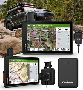 Garmin Tread SxS 8” Powersport Navigator with Group Ride Radio Bundle - High-Performance Off-Road GPS ATV Navigator, Touchscreen Display - includes PlayBetter 5000mAh Portable Charger