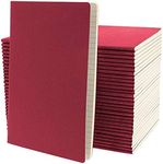 Simply Genius A5 Notebooks for Work, Travel, Business, School & More - College Ruled Notebook - Softcover Journals for Women & Men - Lined Note Books with 92 pages, 5.5" x 8.3" (Wine, 30 pack)