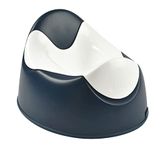 BÉABA - Baby's Training Potty - Ergonomic Baby Potty - Non-slip - Hygienic - Easy care - Handgrips on the seat - Made In France - Night Blue