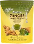 Prince of Peace Instant Ginger Honey Crystals with Matcha, 60 Sachets – Instant Hot or Cold Beverage that Soothes Throat – Easy to Brew – Drink Like a Tea – Gluten Free – Real Ginger