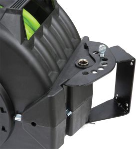 Flexzilla Levelwind Retractable Air Hose Reel 3/8" x 75 ft – Heavy Duty Hybrid