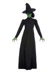 Smiffys Wicked Witch Costume, Black with Dress & Hat, Halloween Adult Fancy Dress, Witch Dress Up Costumes