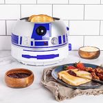 Uncanny Brands Star Wars R2D2 Deluxe Toaster - Lights-Up and Makes Sounds Like Artoo