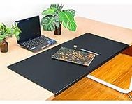 Desk Mat, Office Desk Pad, Mouse pad with Edge Protector Blotter, Non-Slip Writing Mat, Waterproof Desktops Mat with Lip for Office and Home