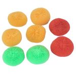 Sourcingmap Plastic Wire Round Ball Bowl Dish Mesh Pad Washing Scouring Scrubber 8pcs