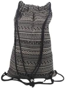 Campussophisticate Beauty Shops & Boutique - Printed Pattern Drawstring Backpack