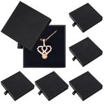 Zuimei 6 Pcs Jewelry Gift Boxes Necklace Earring Bracelet Drawer Organizer Box Kraft Jewellery Gift Boxes For Birthday Wedding Anniversaries Valentine's Present