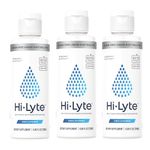 Hi-Lyte Electrolyte Concentrate for Rapid Rehydration (3 Bottles) | NO Calories, Sugar or Additives | Magnesium, Potassium, Sodium & Zinc | 144 Servings