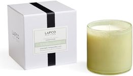 LAFCO New York Signature Candle, Wild Honeysuckle - 15.5 oz - 90-Hour Burn Time - Reusable, Hand Blown Glass Vessel - Made in The USA