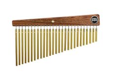 Meinl Percussion Mountable Stage Chime - Small Musical Instrument with 27 Sound Bars - Mountable - 1-row - Wood and Aluminum, Natural and Gold (CH27)