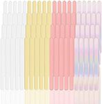 80 Pieces Reusable Acrylic Cakesicle Sticks Ice Cream Sticks Mirror Popsicles Sticks Mini Ice Cream Sticks Craft Cakesicle Mold Sticks for DIY Cakesicle Ice Cream Candy Festival Party(Mixed)