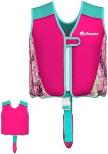 Schwimmweste Kinder,Schwimmweste Kinder 2 Jahre TÜV geprüfte und CE,Schwimm Weste Baby ab 1 Jahr mit verstellbarem Auftrieb,Neopren Schwimm Weste Kleinkind,Schwimmhilfe mit sicherheitsgurt,Rosa-S 2-3