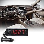 3 in 1 Car Clock Voltmeter Thermometer 12V LED Digital Display Rechargeable UK 12V 3 in 1 Car Clock Voltmeter Thermometer LED Digital Display Universal New Car Voltmeter Thermometer time 3in1